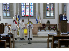 Dankwortgottesdienst der Erstkommunionkinder  (Foto: Karl-Franz Thiede)